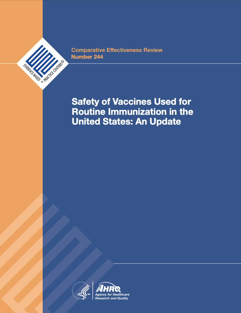 Safety of Vaccines Used for Routine Immunization 2021_COVER