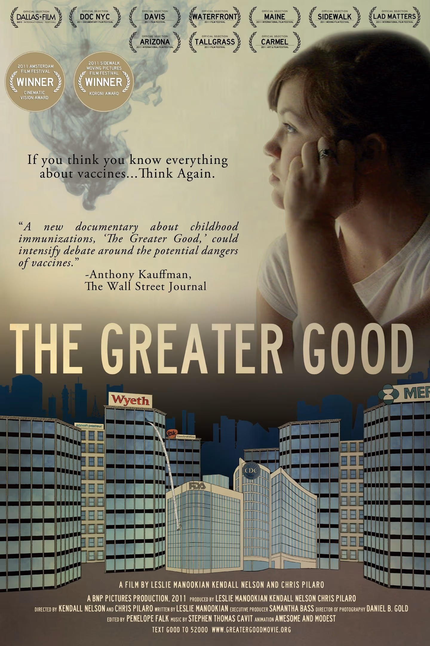 The Greater Good (2011) Vaccine documentary thumbnail cover