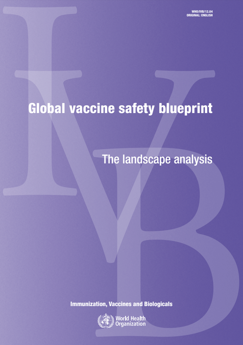 WHO 2012 Global Vaccine Safety Blueprint – Landscape analysis COVER