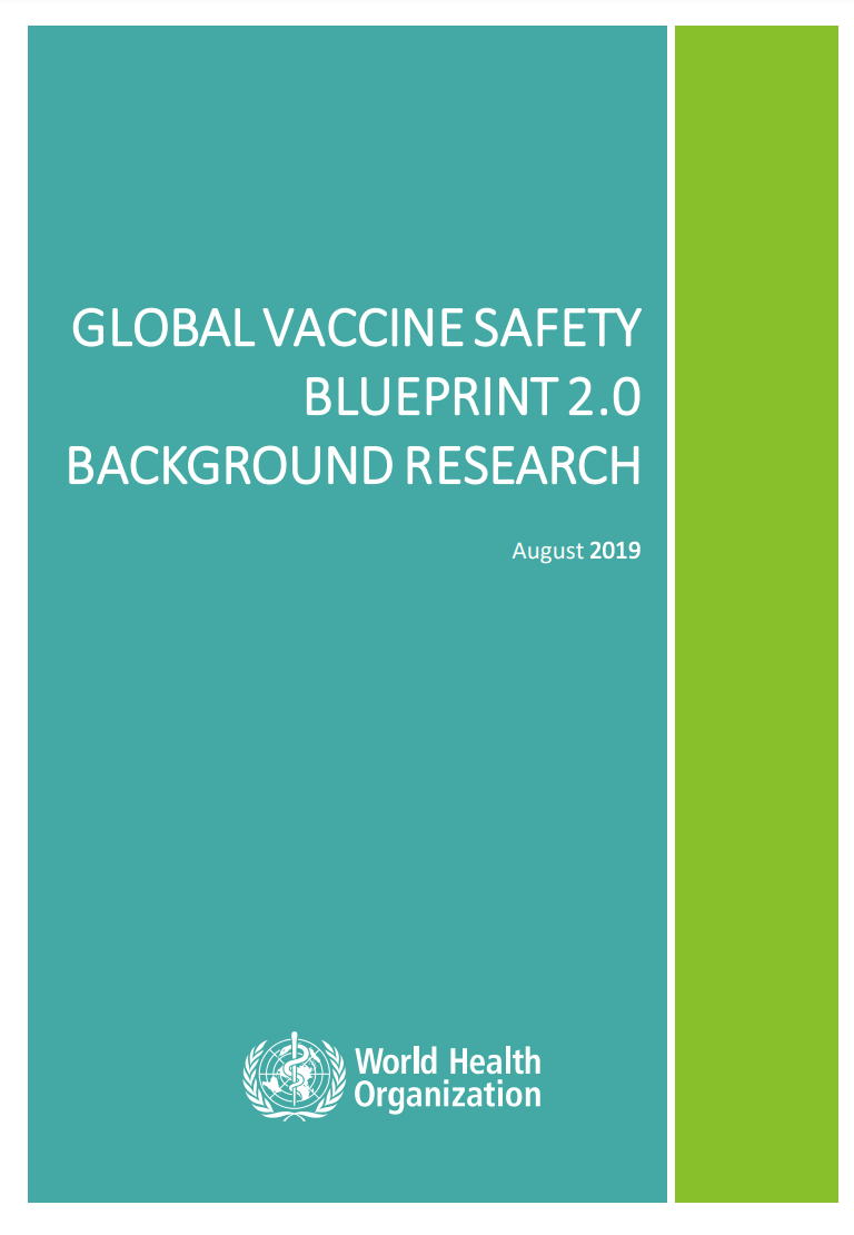 WHO Global Vaccine Safety Blueprint 2.0 Background Research COVER